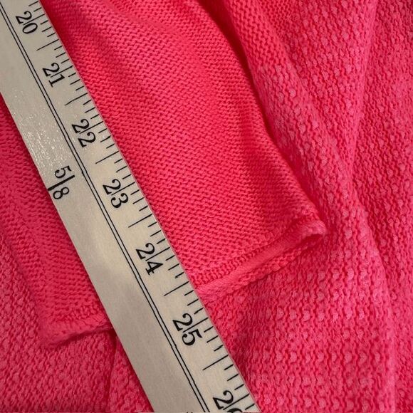 NWT Lilly Pulitzer Tatum Cardigan Sweater Pascha Pink Fringe Hem Size XL - Picture 10 of 11